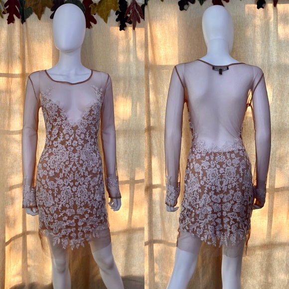 For Love and Lemons Luau Mini Dress - Picture 3 of 6